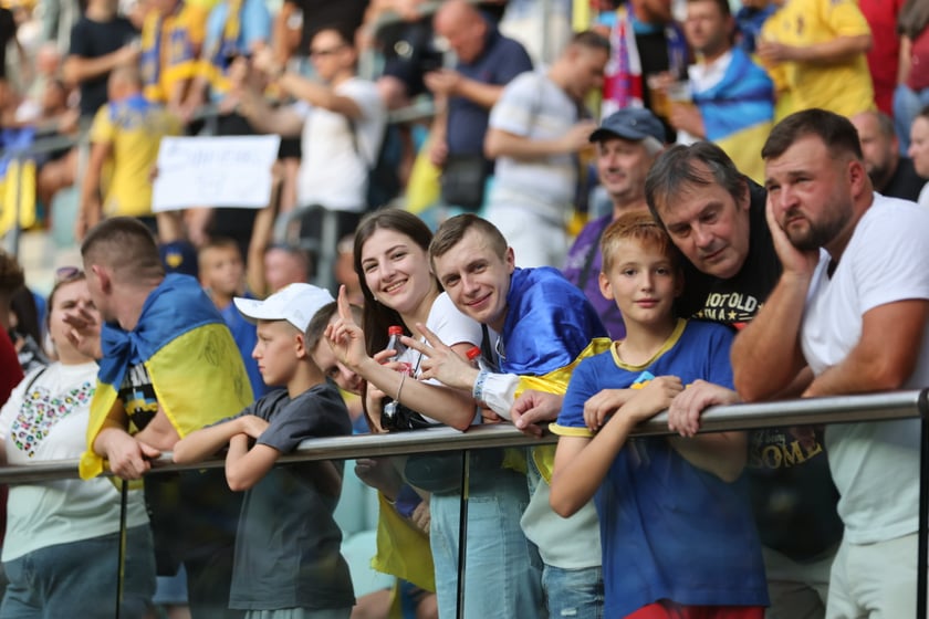 Mecz Ukraina - Anglia we Wrocławiu