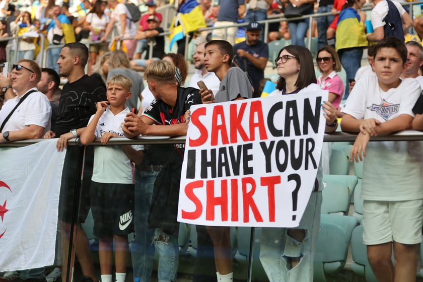 Mecz Ukraina - Anglia we Wrocławiu