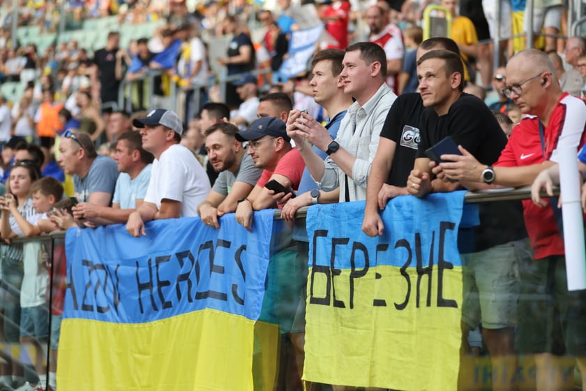 Mecz Ukraina - Anglia we Wrocławiu