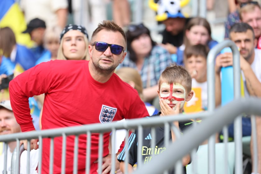 Mecz Ukraina - Anglia we Wrocławiu