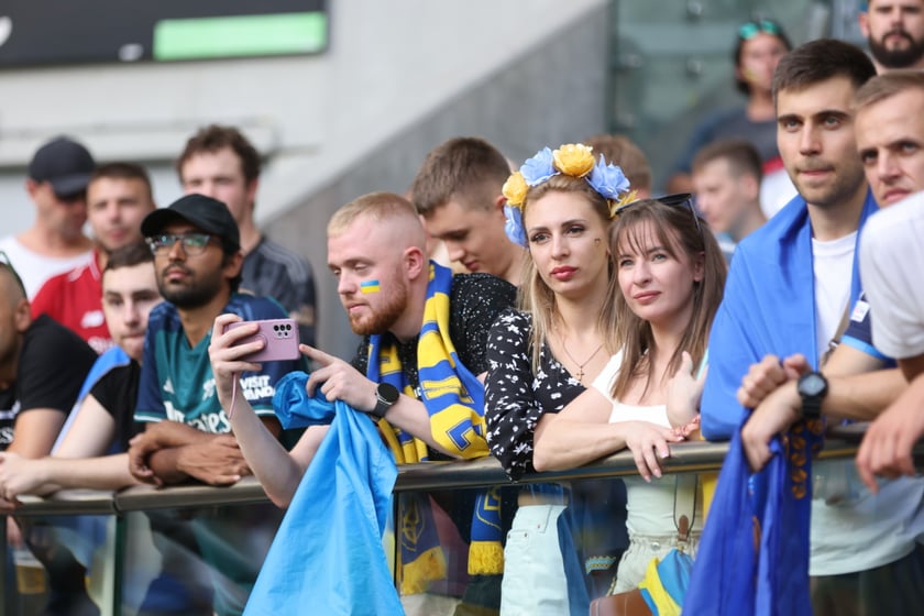 Mecz Ukraina - Anglia we Wrocławiu
