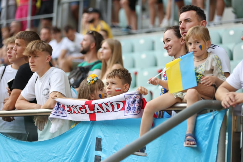 Mecz Ukraina - Anglia we Wrocławiu