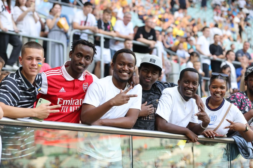 Mecz Ukraina - Anglia we Wrocławiu