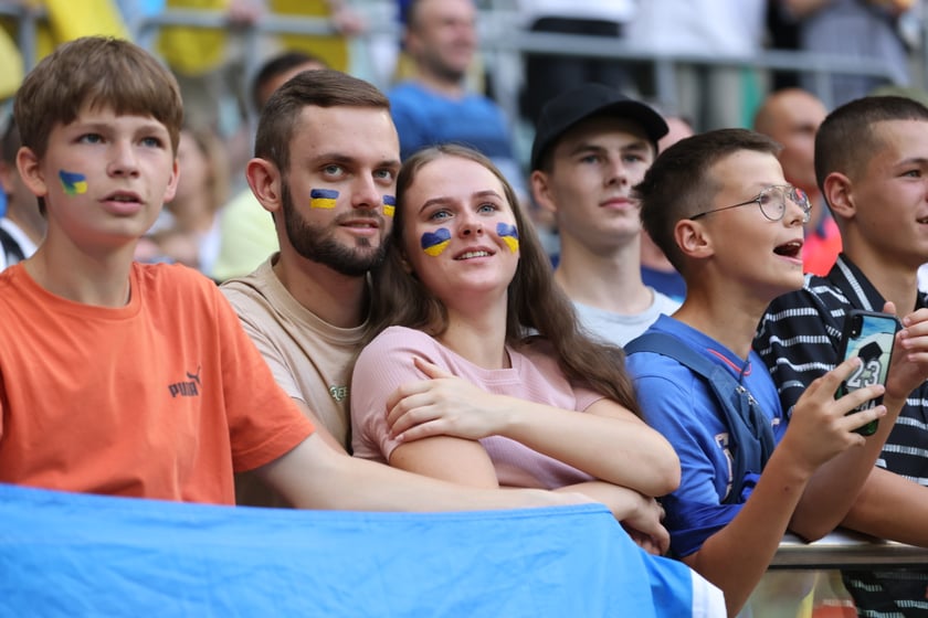 Mecz Ukraina - Anglia we Wrocławiu