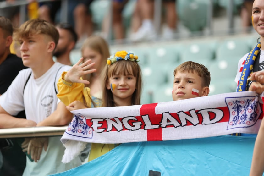 Mecz Ukraina - Anglia we Wrocławiu