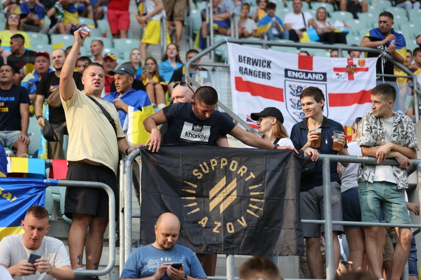 Mecz Ukraina - Anglia we Wrocławiu