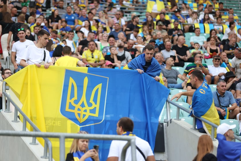Mecz Ukraina - Anglia we Wrocławiu