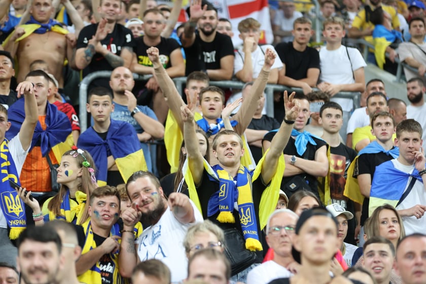 Mecz Ukraina - Anglia we Wrocławiu