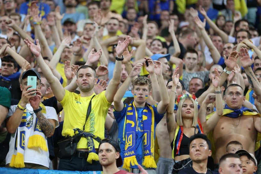 Mecz Ukraina - Anglia we Wrocławiu
