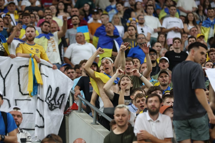 Mecz Ukraina - Anglia we Wrocławiu