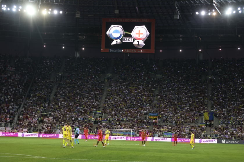 Mecz Ukraina - Anglia we Wrocławiu