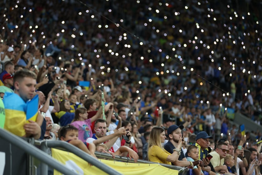 Mecz Ukraina - Anglia we Wrocławiu