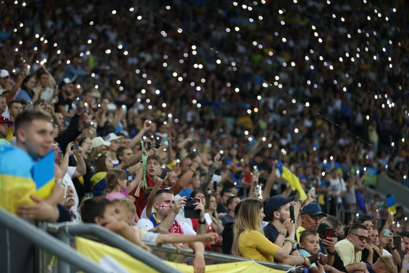 Mecz Ukraina - Anglia we Wrocławiu