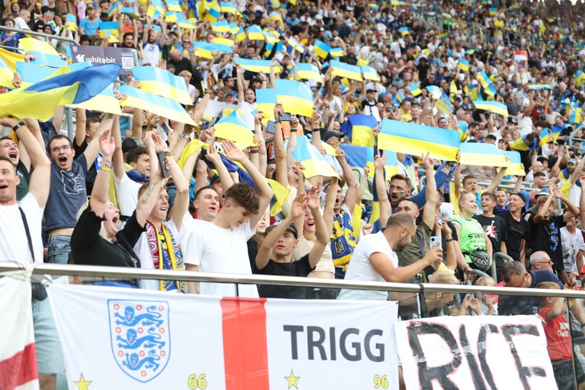Mecz Ukraina - Anglia we Wrocławiu
