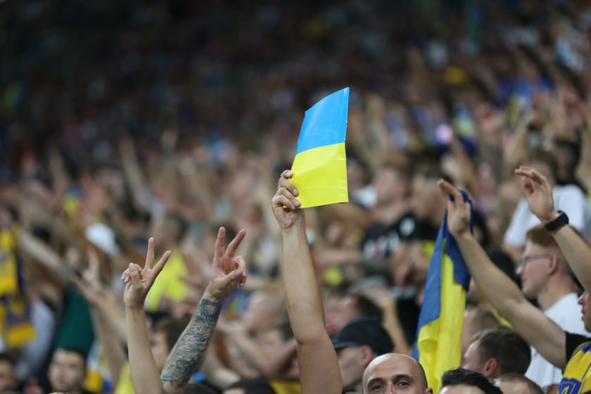 Mecz Ukraina - Anglia we Wrocławiu