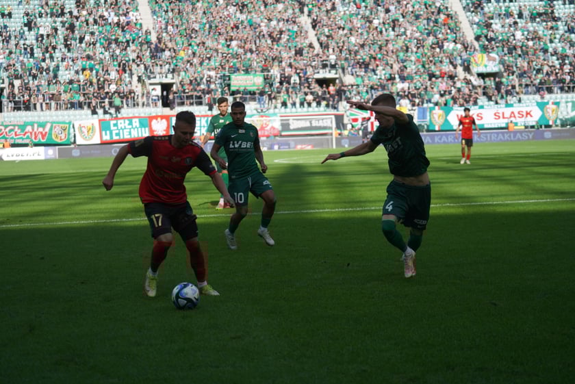 Śląsk Wrocław - Górnik Zabrze. Zdjęcia kibiców