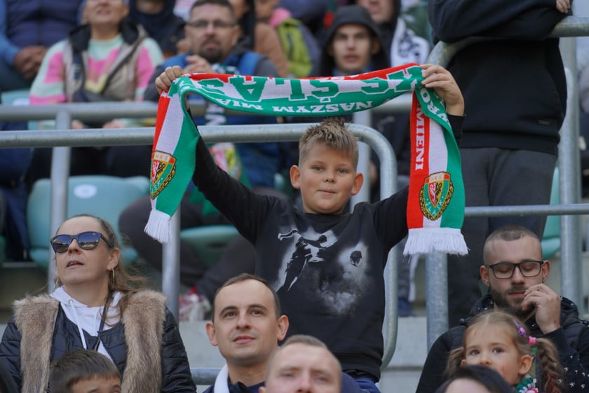 Śląsk Wrocław - Górnik Zabrze. Zdjęcia kibiców