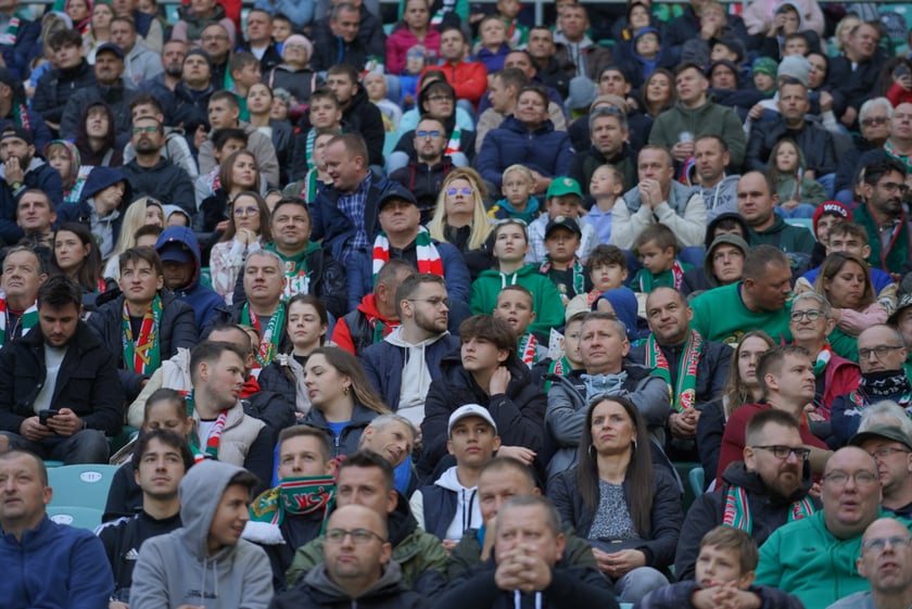 Śląsk Wrocław - Górnik Zabrze. Zdjęcia kibiców