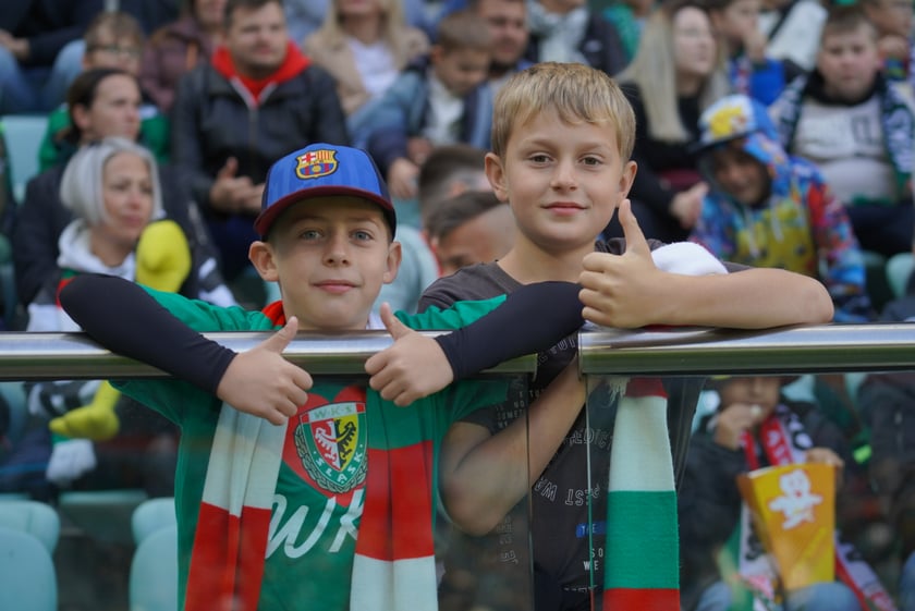 Śląsk Wrocław - Górnik Zabrze. Zdjęcia kibiców