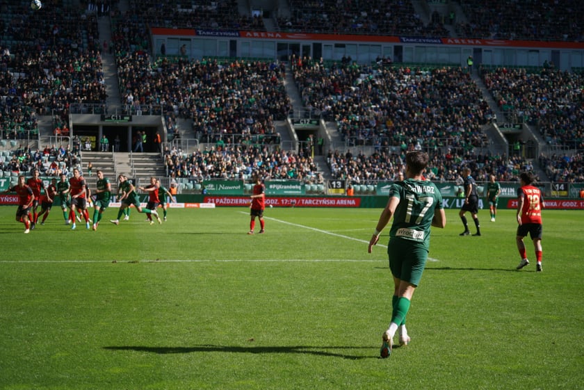 Śląsk Wrocław - Górnik Zabrze. Zdjęcia kibiców