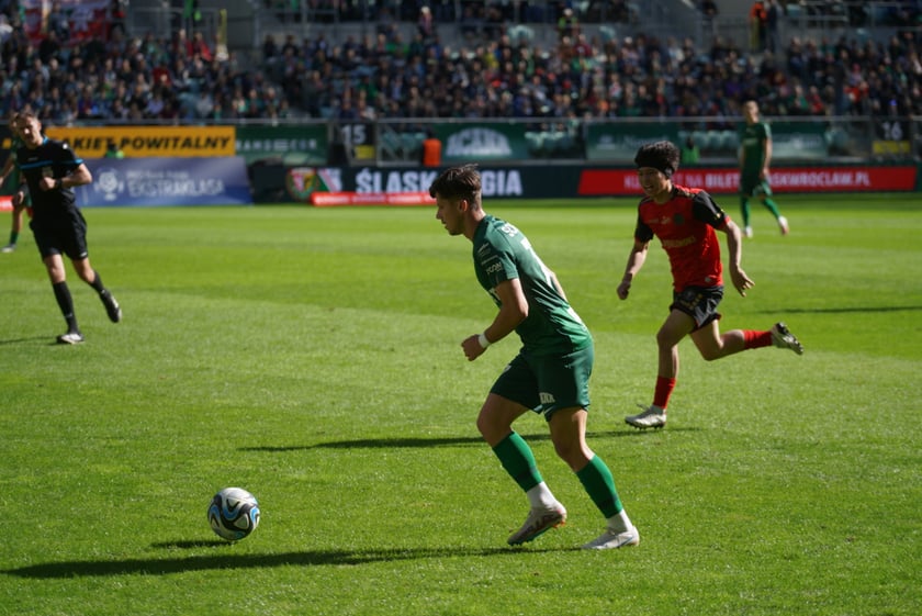 Śląsk Wrocław - Górnik Zabrze. Zdjęcia kibiców