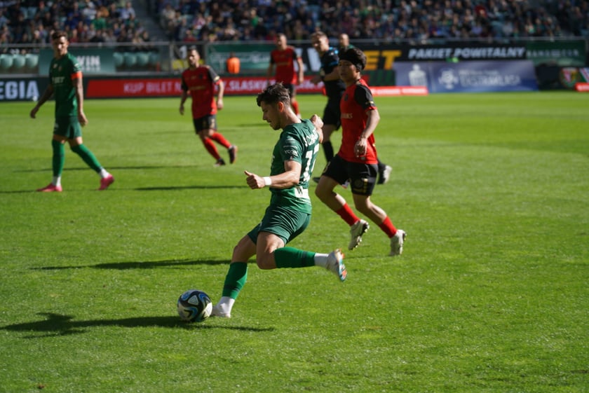 Śląsk Wrocław - Górnik Zabrze. Zdjęcia kibiców