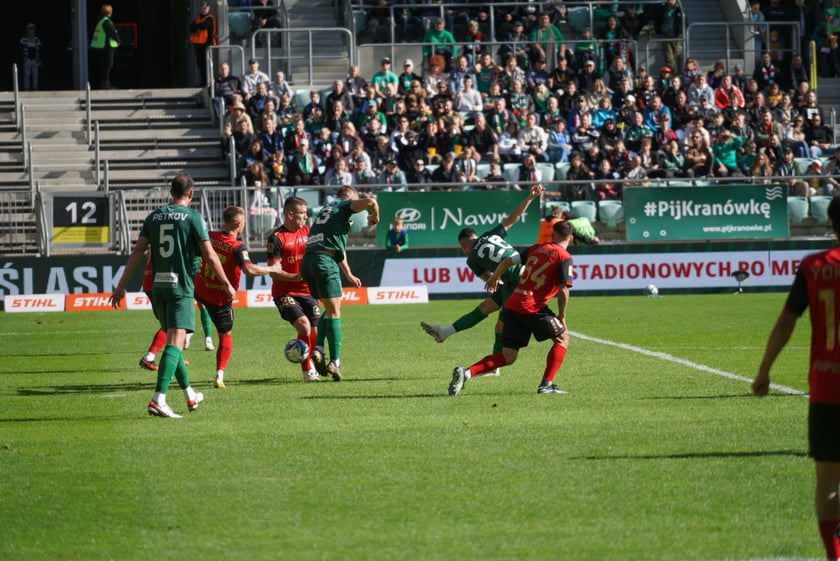 Śląsk Wrocław - Górnik Zabrze. Zdjęcia kibiców