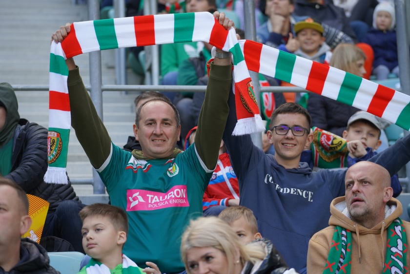 Śląsk Wrocław - Górnik Zabrze. Zdjęcia kibiców