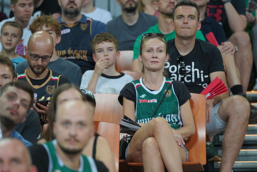 Mecz Śląska Wrocław z Treflem Sopot w Hali Stulecia.