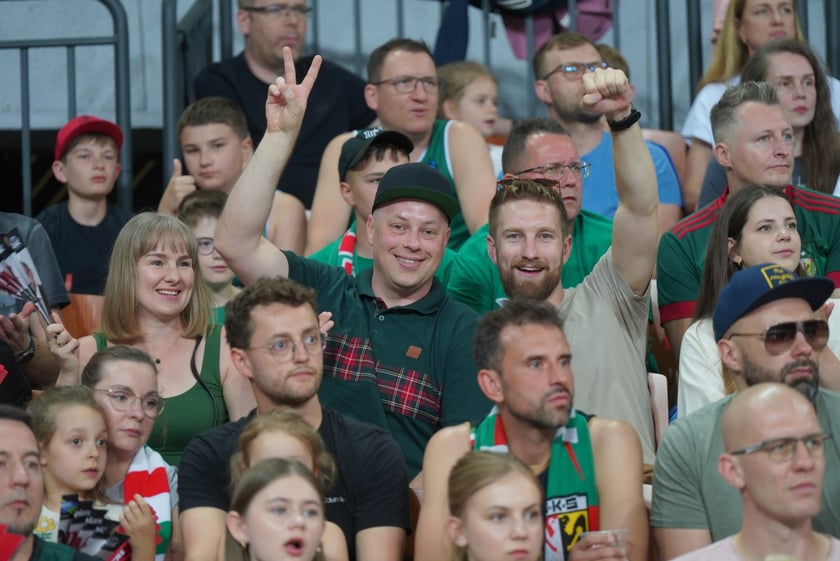 Mecz Śląska Wrocław z Treflem Sopot w Hali Stulecia.