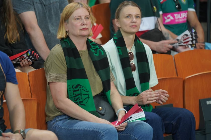 Mecz Śląska Wrocław z Treflem Sopot w Hali Stulecia.