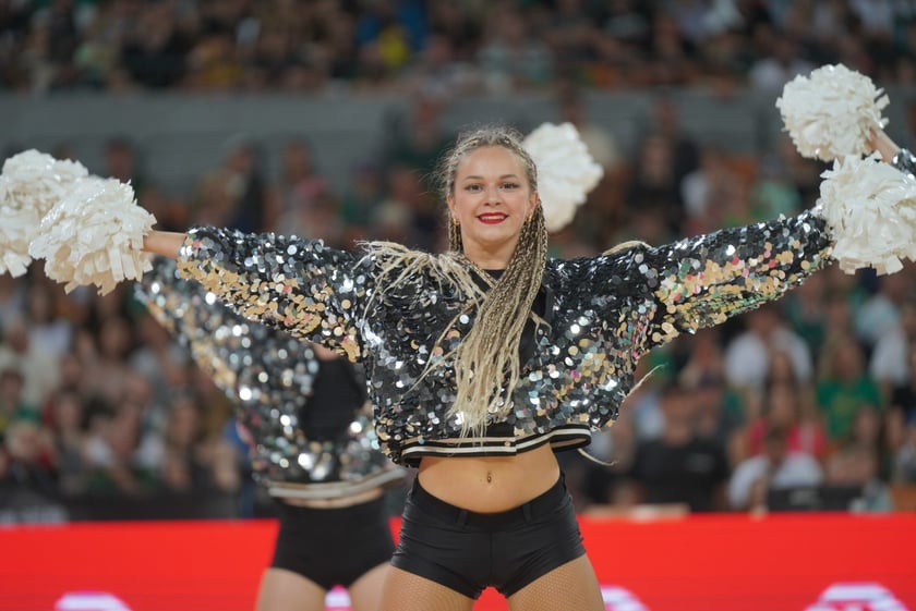 Mecz Śląska Wrocław z Treflem Sopot w Hali Stulecia.