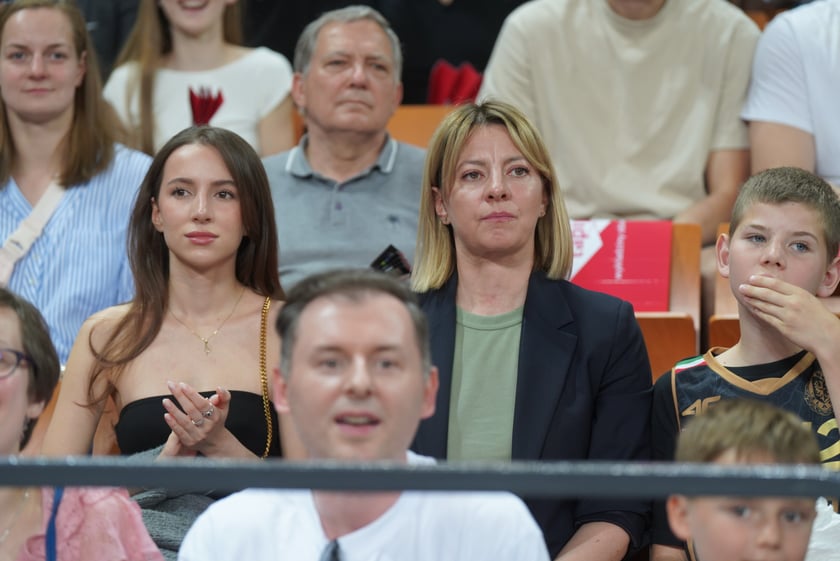 Mecz Śląska Wrocław z Treflem Sopot w Hali Stulecia.