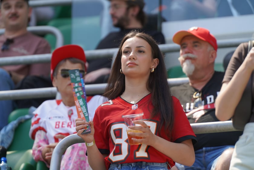 Mecz Panthers Wrocław - Berlin Thunder na Tarczyński Arenie i kibice - 26 maja