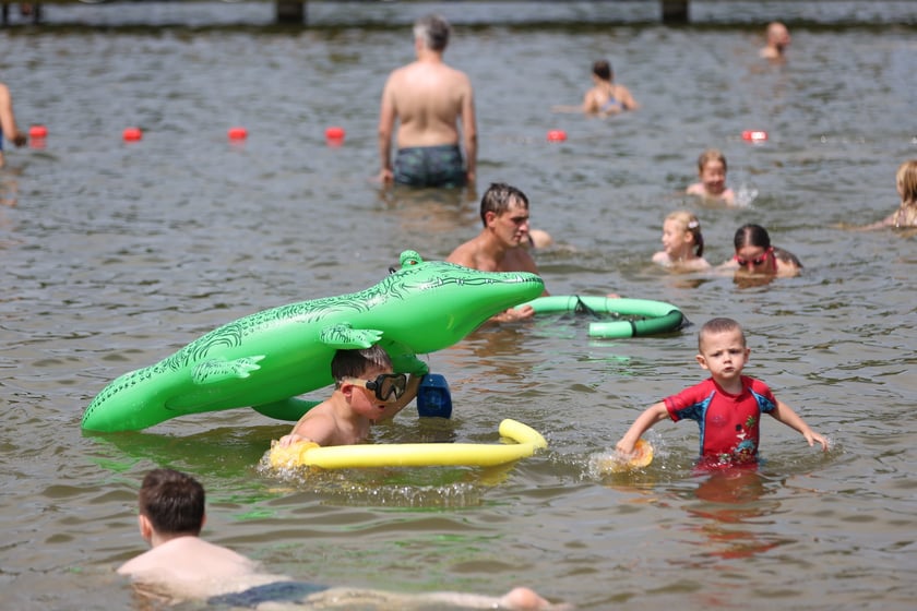 Wrocławianie na kąpielisku Morskie Oko, 30 czerwca 2024