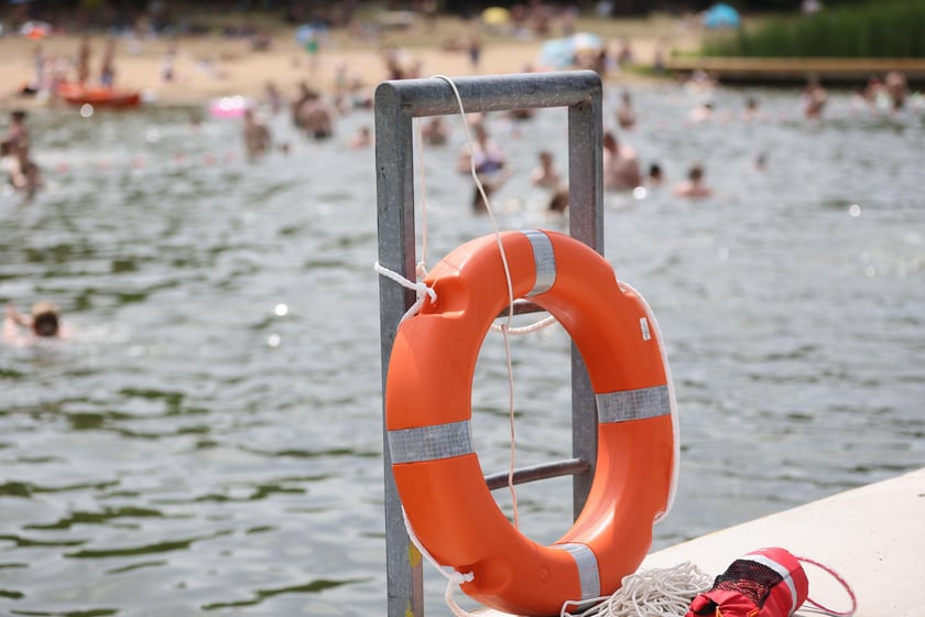 Wrocławianie na kąpielisku Morskie Oko, 30 czerwca 2024