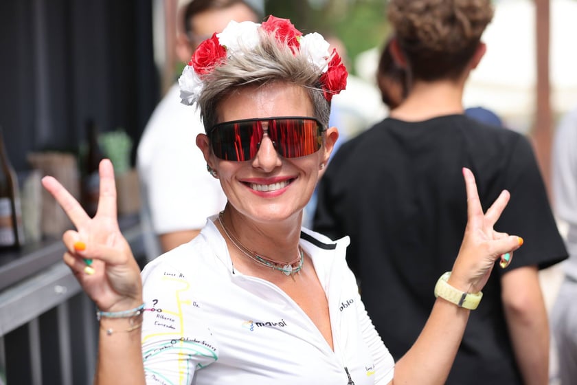 Finałowy mecz Polska-Francja  w siatkówce mężczyzn - Strefa Kibica w Porcie Węglowym we Wrocławiu