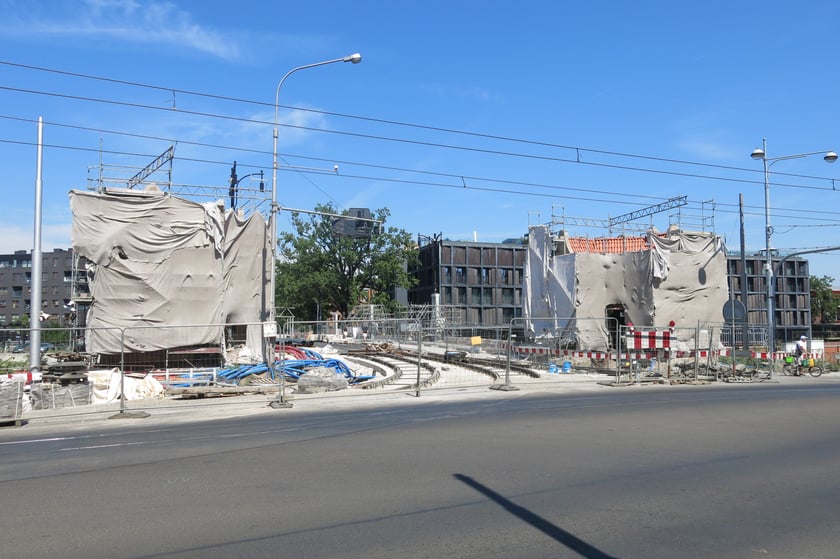Remont mostów Pomorskich - sierpień 2022