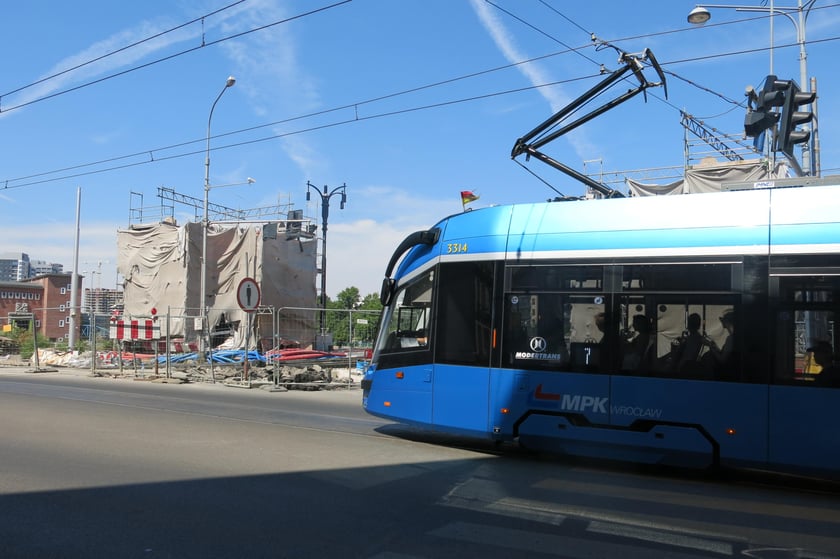 Remont mostów Pomorskich - sierpień 2022