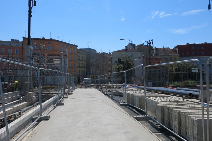 Remont mostów Pomorskich - sierpień 2022