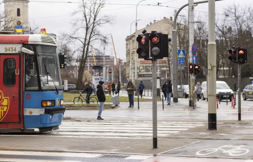 Przejście dla pieszych na placu Powstańców Warszawy