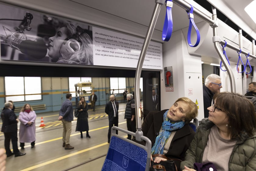 Uroczystość nadania imienia Moniki Jaworskiej tramwajowi wrocławskiego MPK