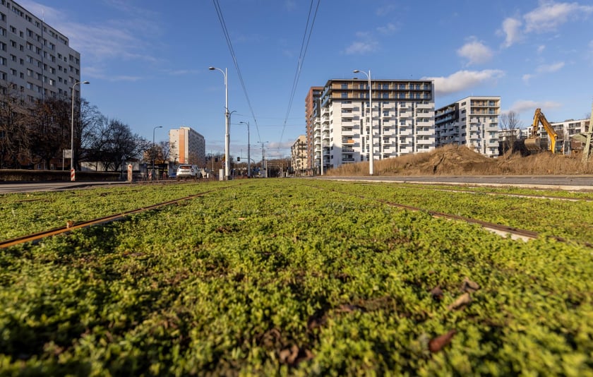 Budowa linii tramwajowej przez Popowice - rok 2022.