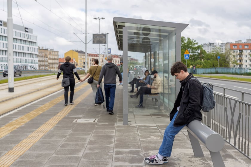 Przystanki na nowej trasie tramwajowej przez Szczepin i Popowice.