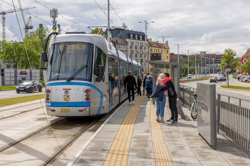 Przystanki na nowej trasie tramwajowej przez Szczepin i Popowice.