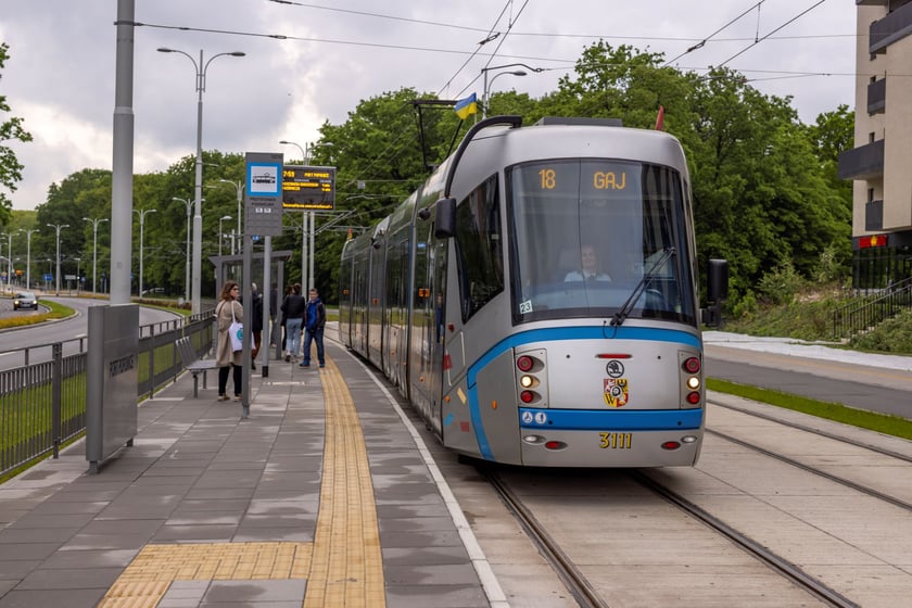 Przystanki na nowej trasie tramwajowej przez Szczepin i Popowice.