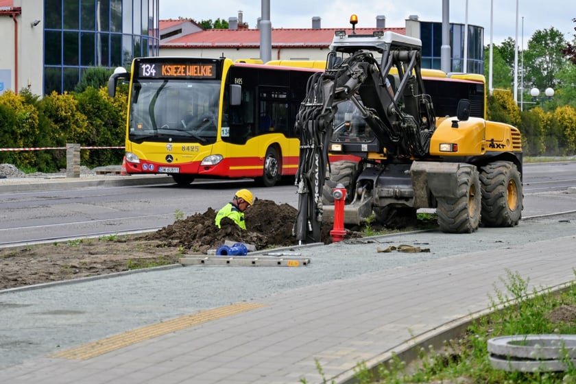 Ul. Rogowska to ostatni odcinek TAT na Nowy Dwór.