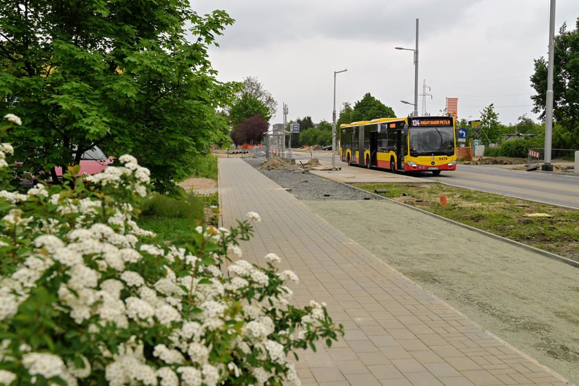 Ul. Rogowska to ostatni odcinek TAT na Nowy Dwór.