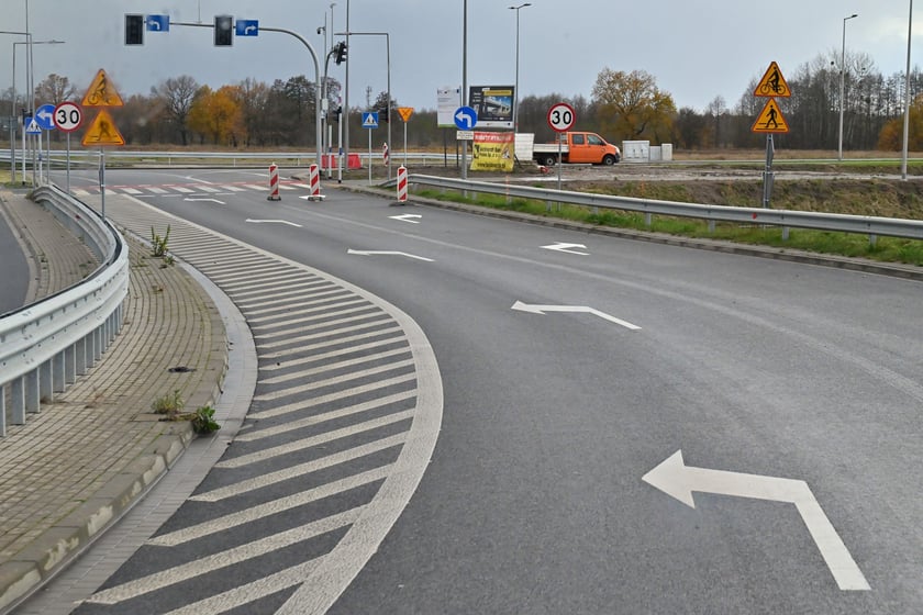 Obwodnica Leśnicy na dzień przed otwarciem.