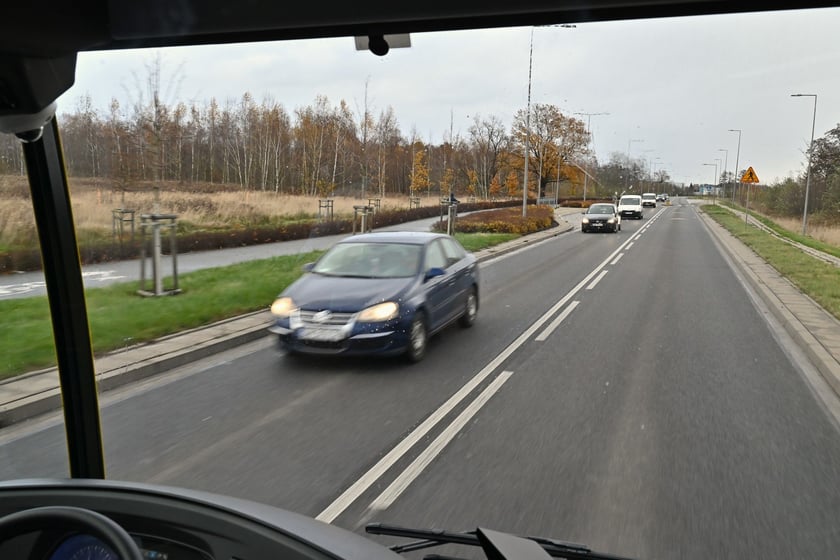 Obwodnica Leśnicy na dzień przed otwarciem.